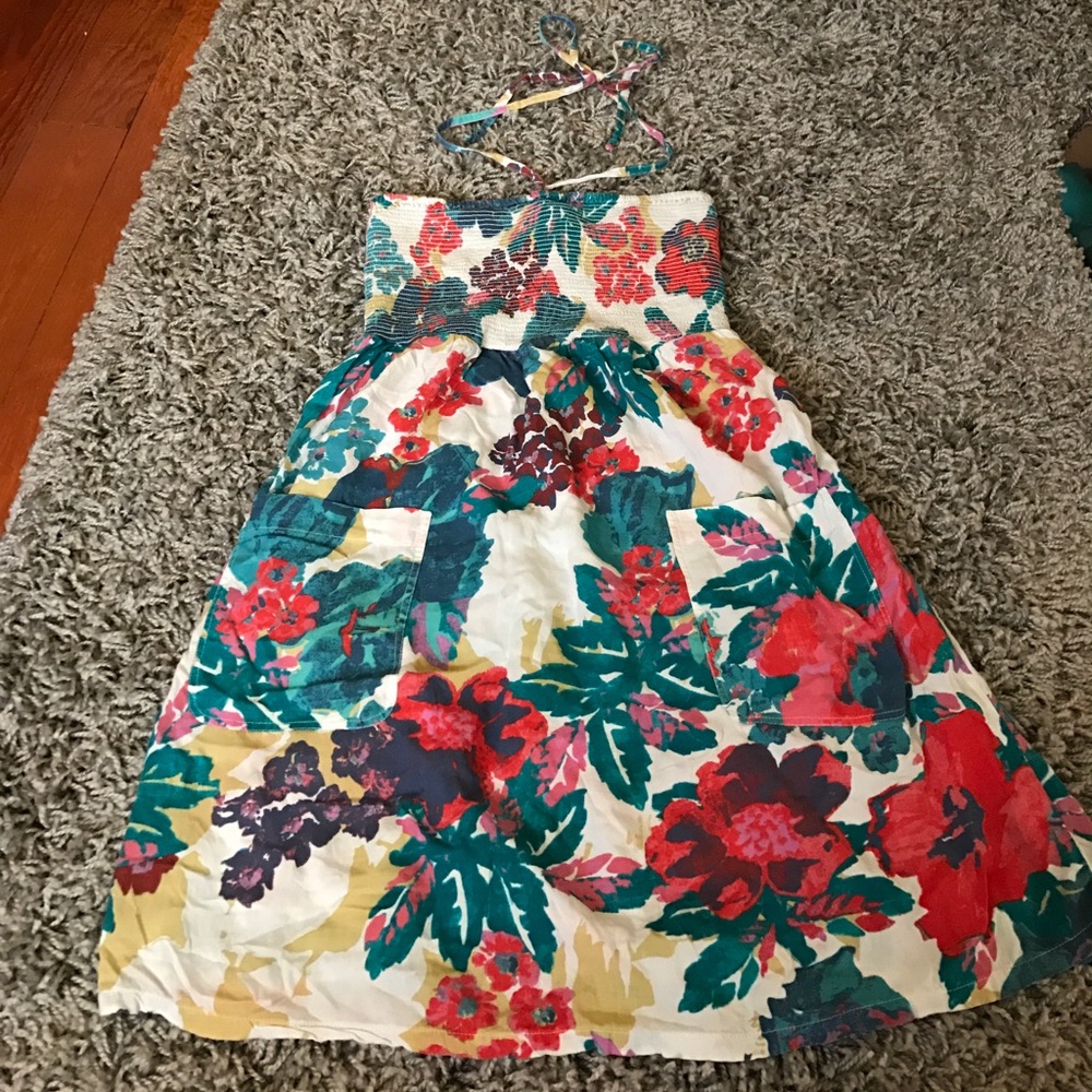Floral beach dress