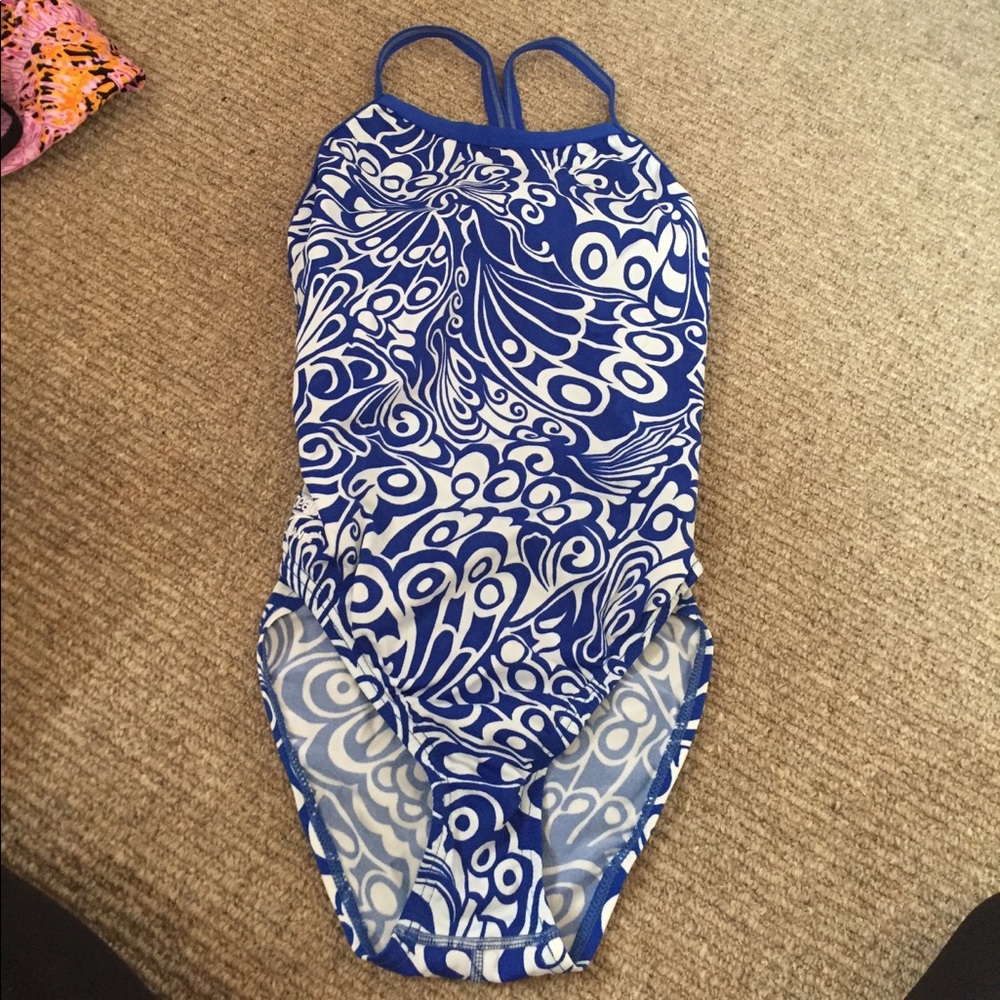 Blue swim suit