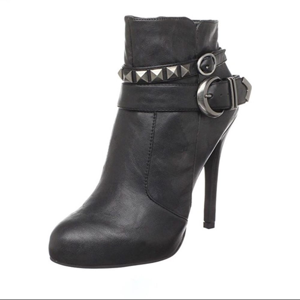 {BCBGeneration} Black Studded Ankle Boots