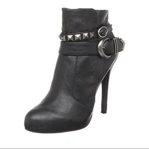 {BCBGeneration} Black Studded Ankle Boots
