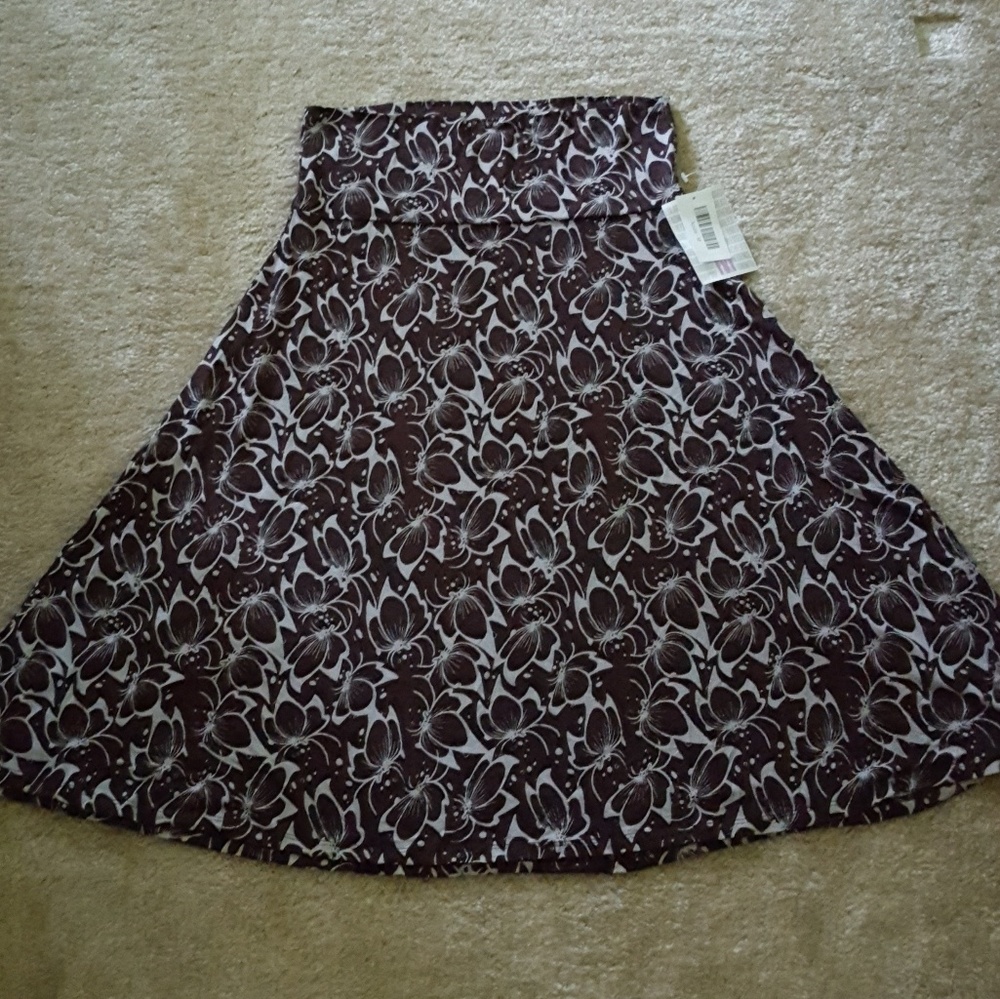 NWT sz Med LuLaRoe Azure Skirt