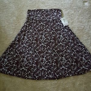 NWT sz Med LuLaRoe Azure Skirt