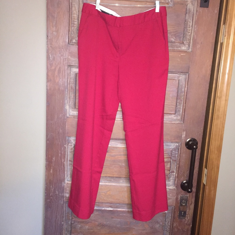 RED DRESS PANTS