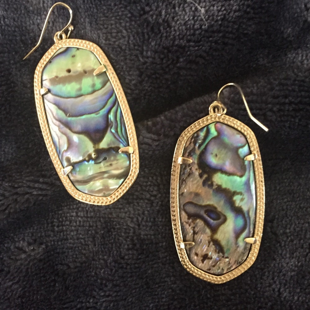 Kendra Scott Abalone Danielle Earrings