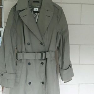 Women's  military style trenchcoat