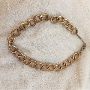 Vintage gold chain necklace