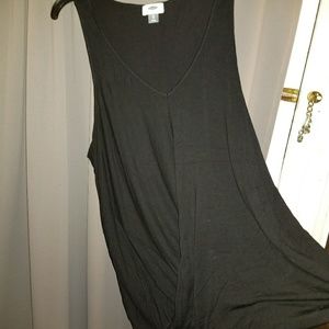 Flattering black tank