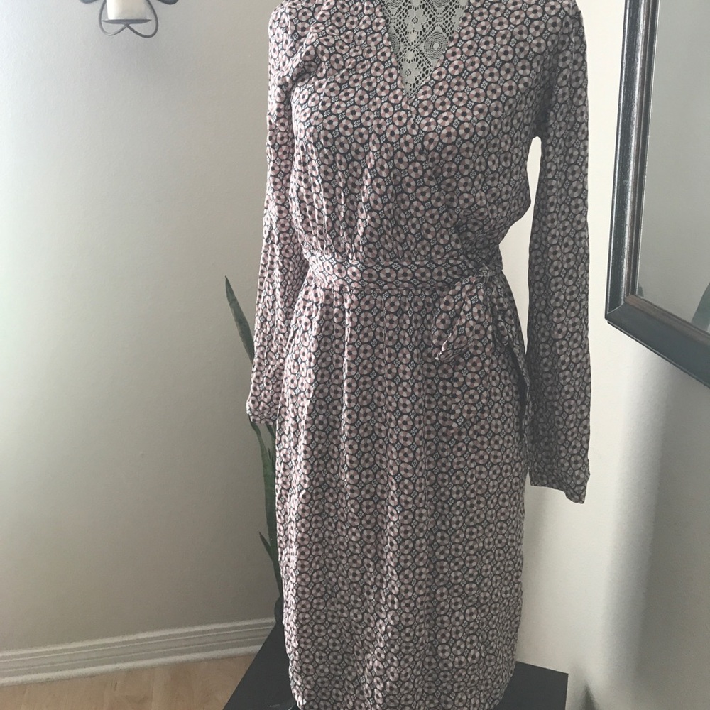 H&M wrap dress | long sleeve