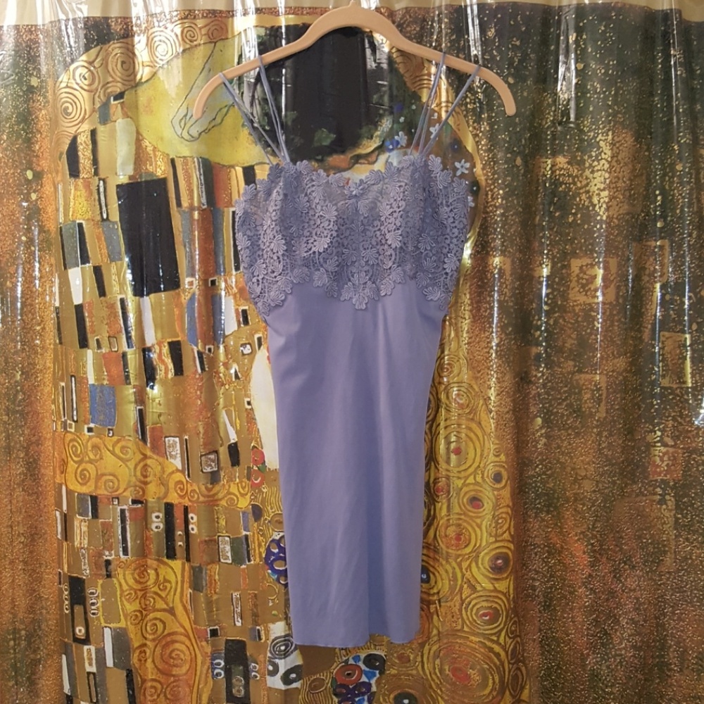 NWOT La Redoute Lavender Lace Nightie or Slip, 4