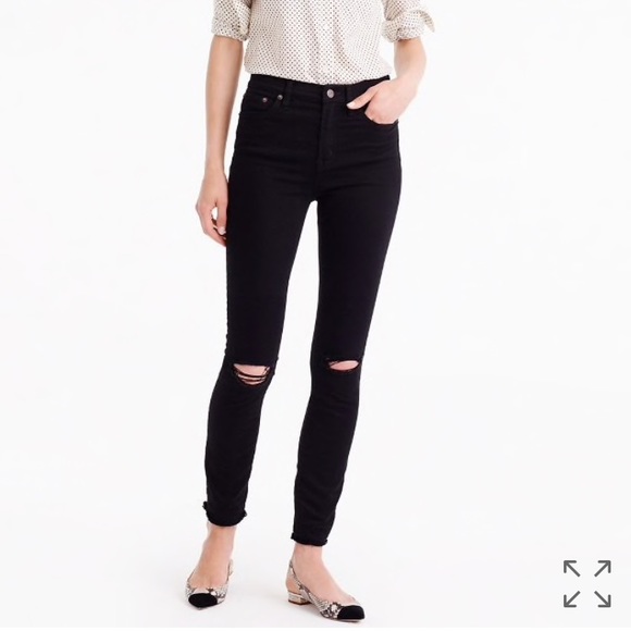 j crew black jeans