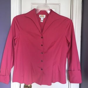 Talbotts blouse. 3/4 length sleeves. Size 10.