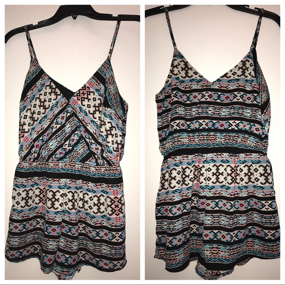 Patterned Romper
