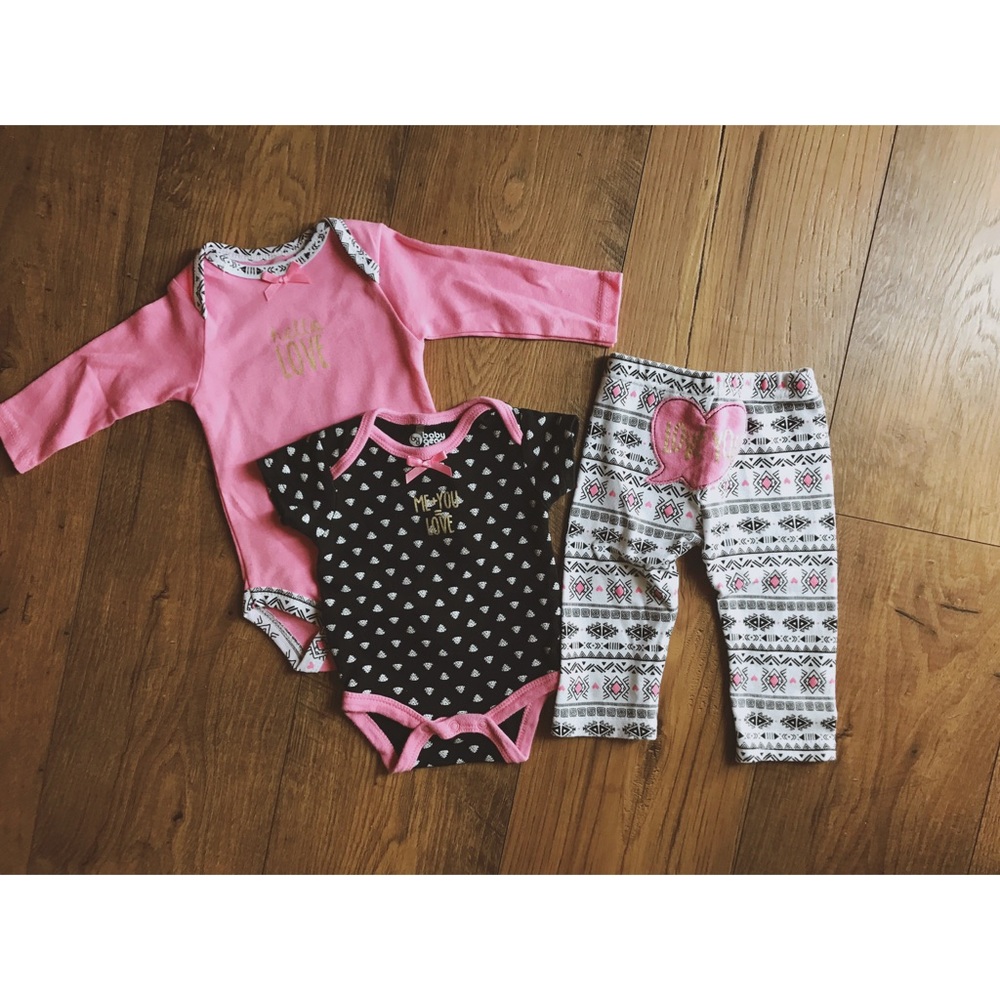 Adorable 0-3 Month Baby Girl Outfit 🎀