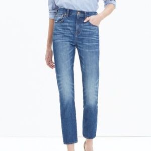 Madewell straight leg denim