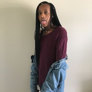 prince & fox purple sweater ☂️🎆🔮