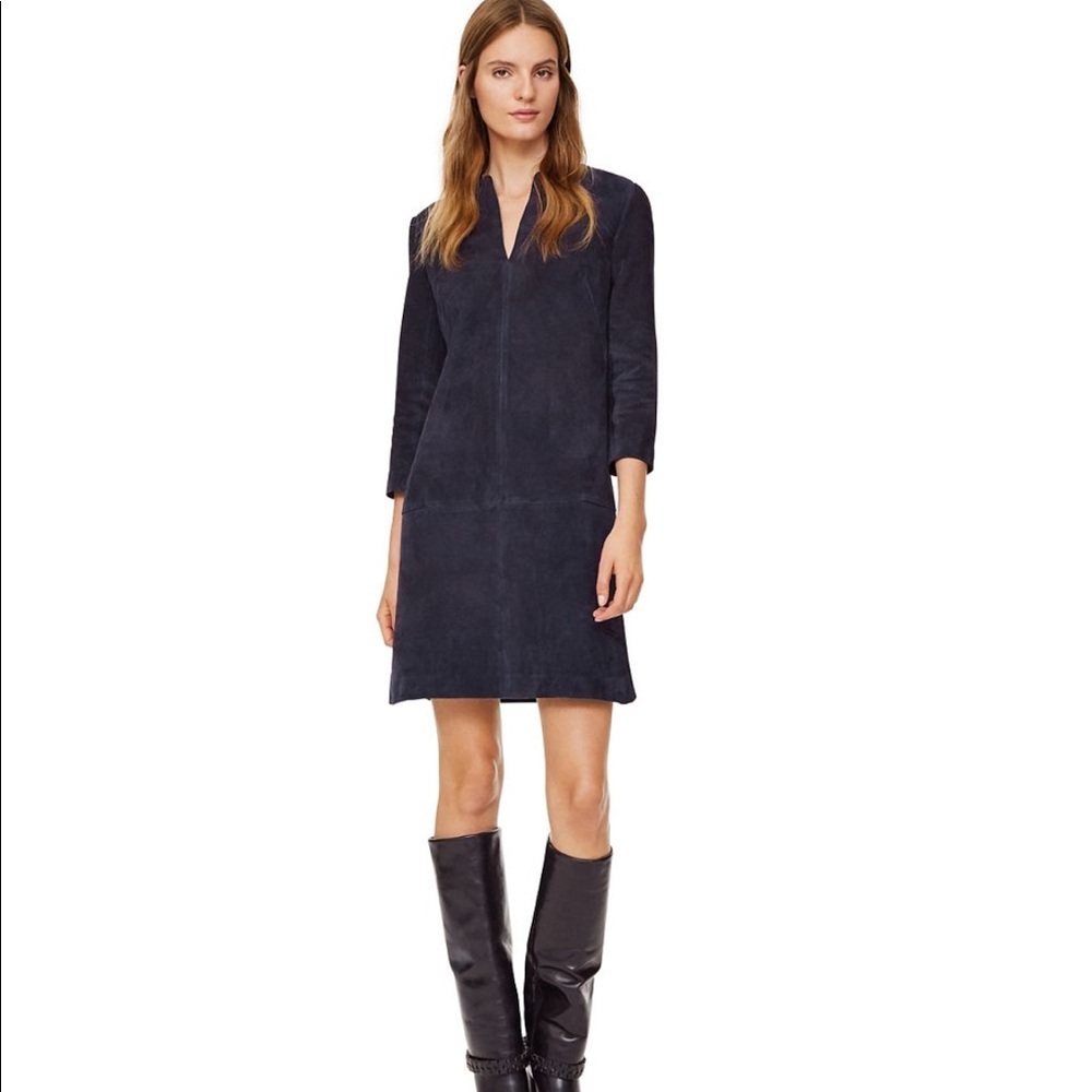 New with tags Tory Burch gorgeous Blue Sued Dress