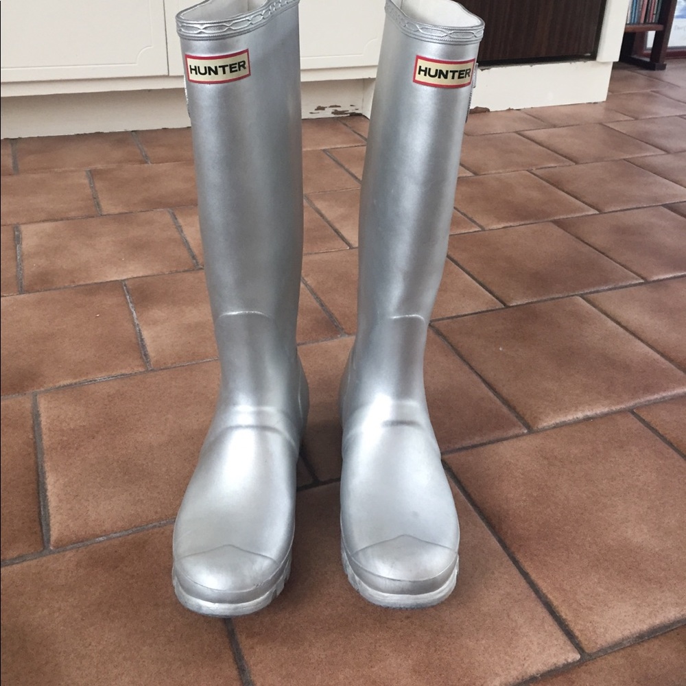 Silver Hunter Rainboots size 7