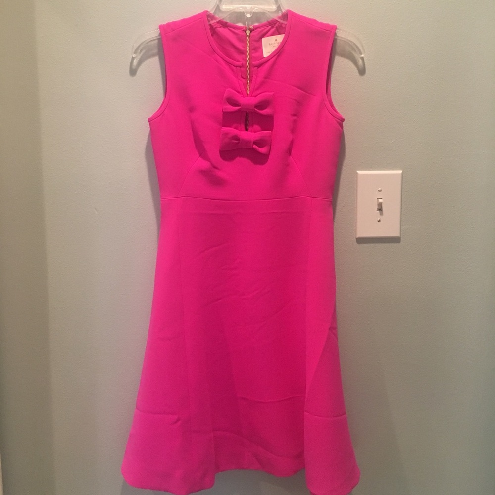 kate spade kite bow crepe dress