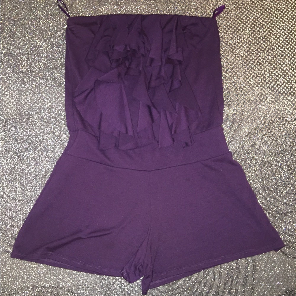 Purple romper