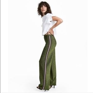 H&M Green Glitter Pants.