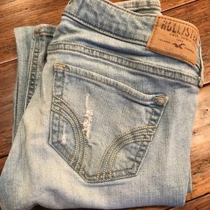 Distressed Hollister jeans