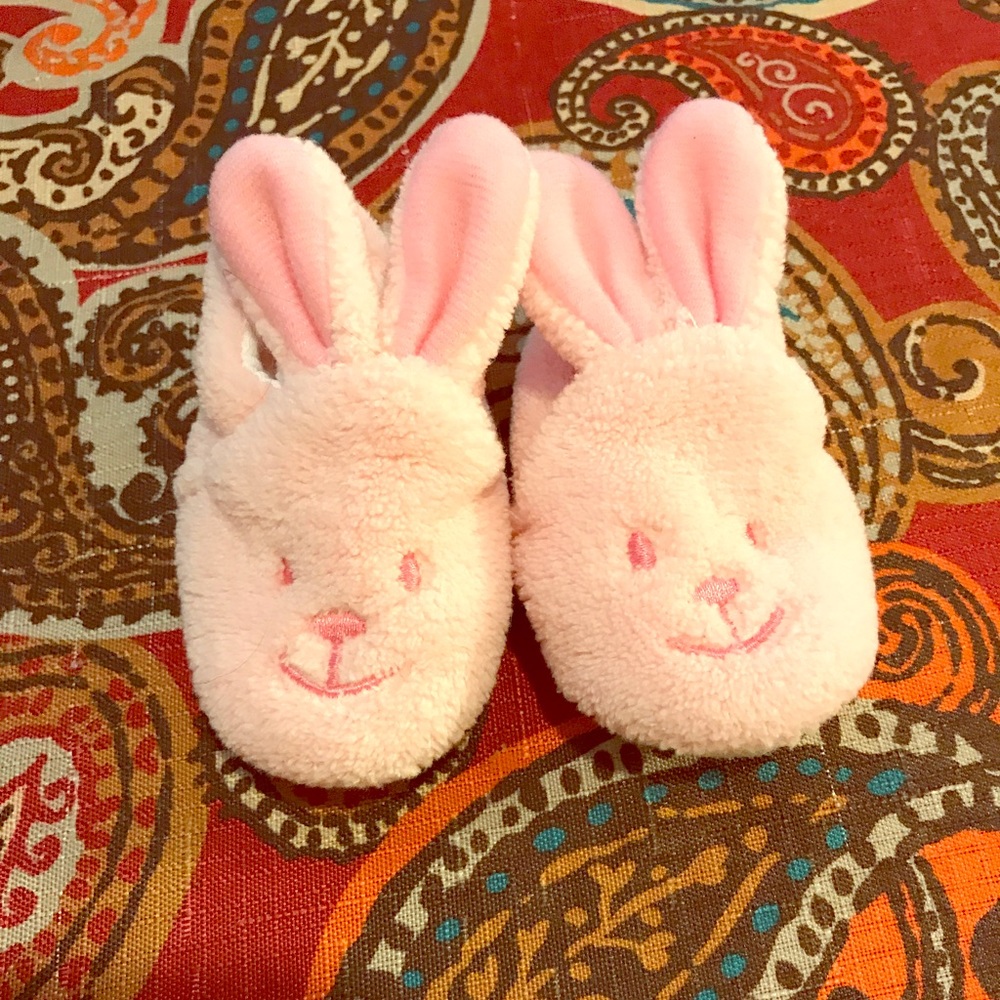 Two pair of crib shoes!