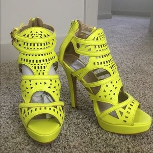 Yellow heels