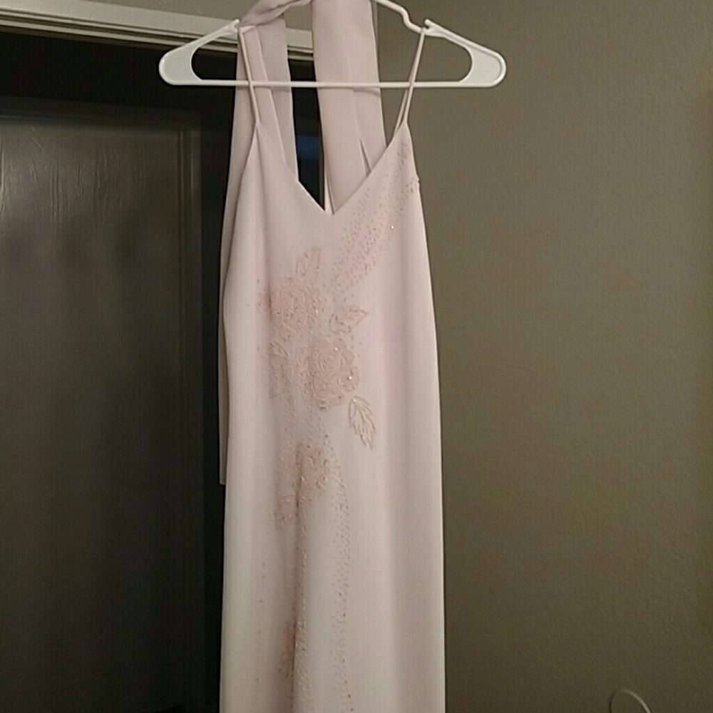 Veronica formal dress with scarf