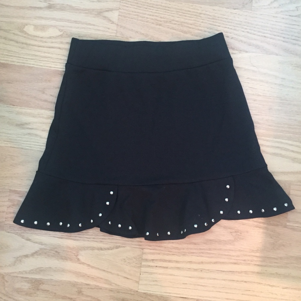 Rhinestone Mini Skirt