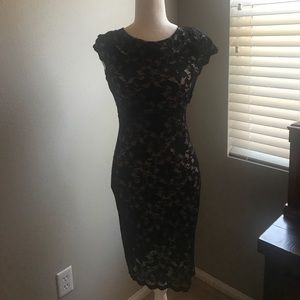 NWT Black lace cocktail dress Hot Miami Styles