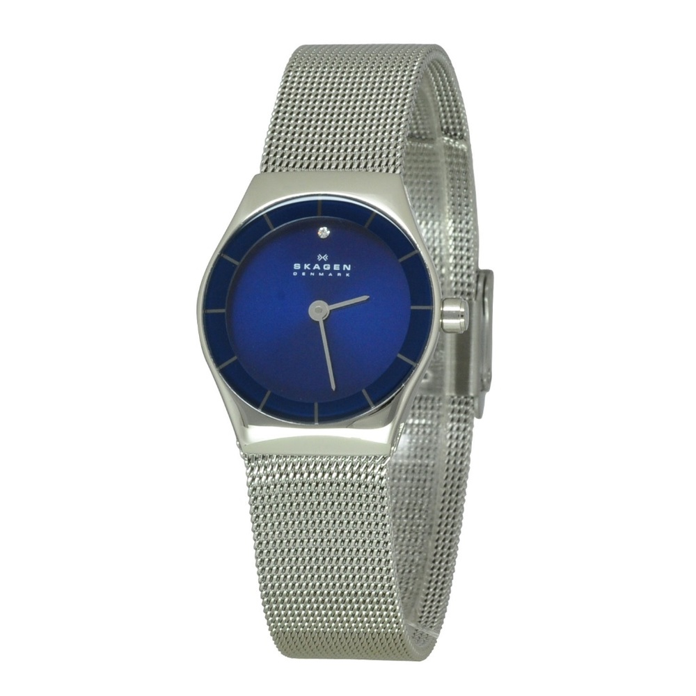 Skagen Stainless Steel Mesh Dress Watch NWT