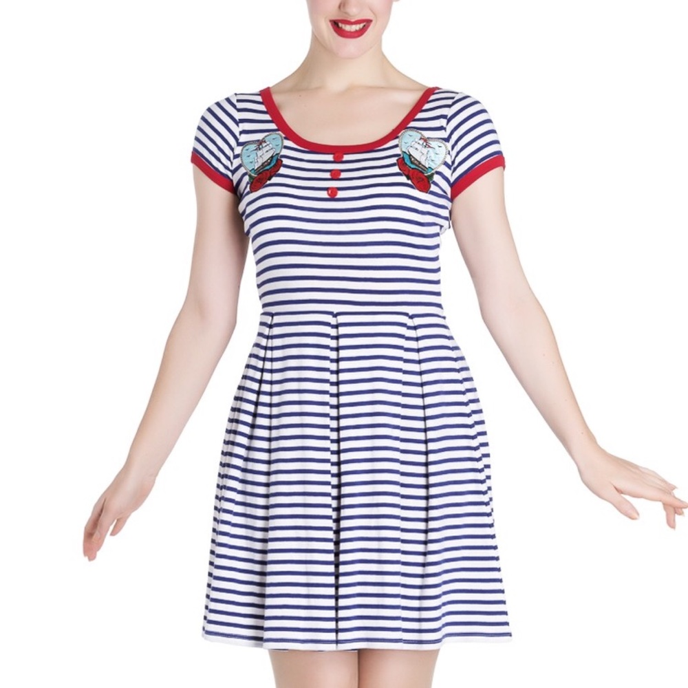 BRAND NEW Hell Bunny Marella Dress Medium