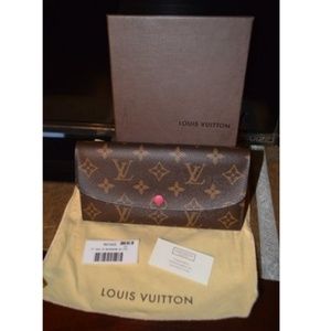 Louis Vuitton Wallet Pink Monogram