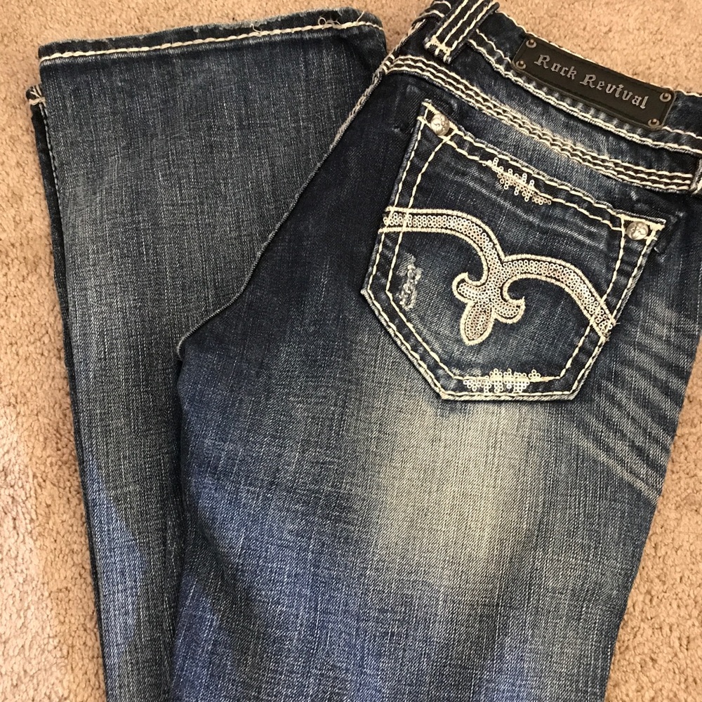 Rare rock revival Alanis boot cut