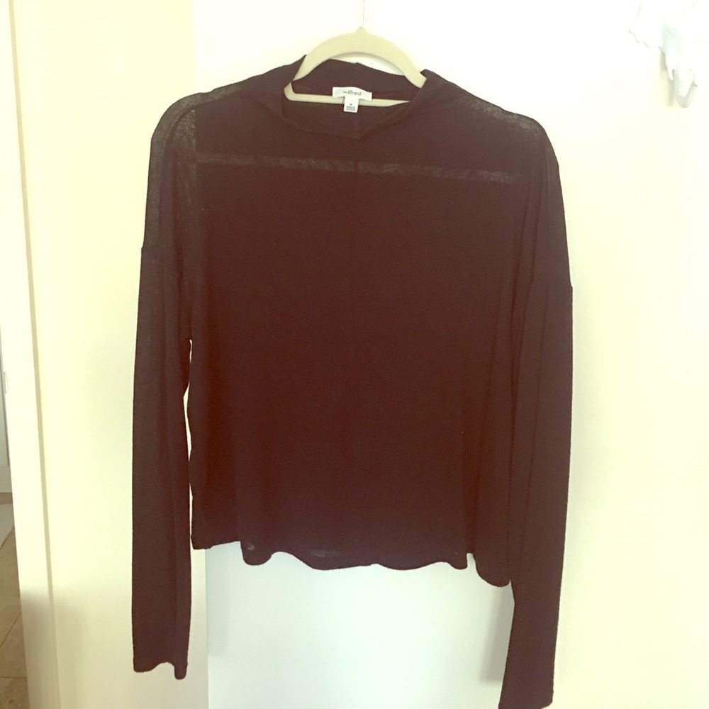 Long sleeve mock turtleneck aritzia