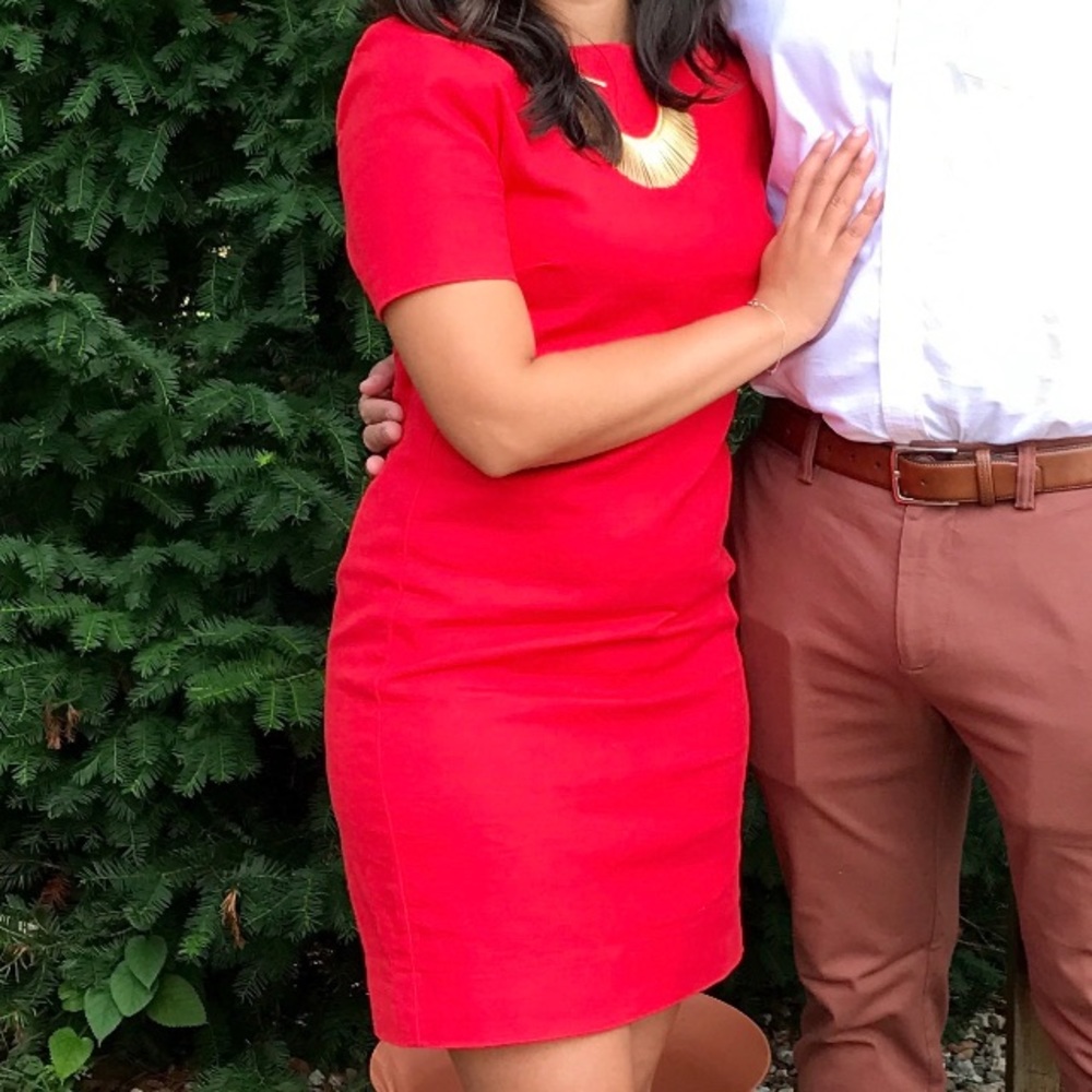 Red dress