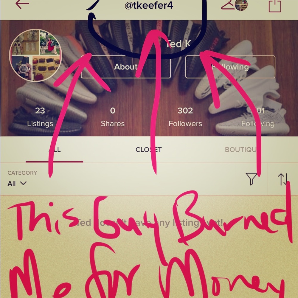 THIS GUY BURNED ME...