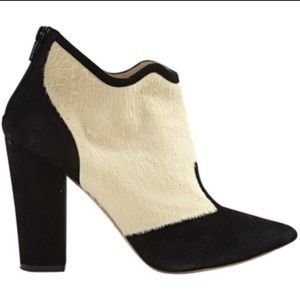 Nicholas Kirkwood Two Tone Pony Hair Booties