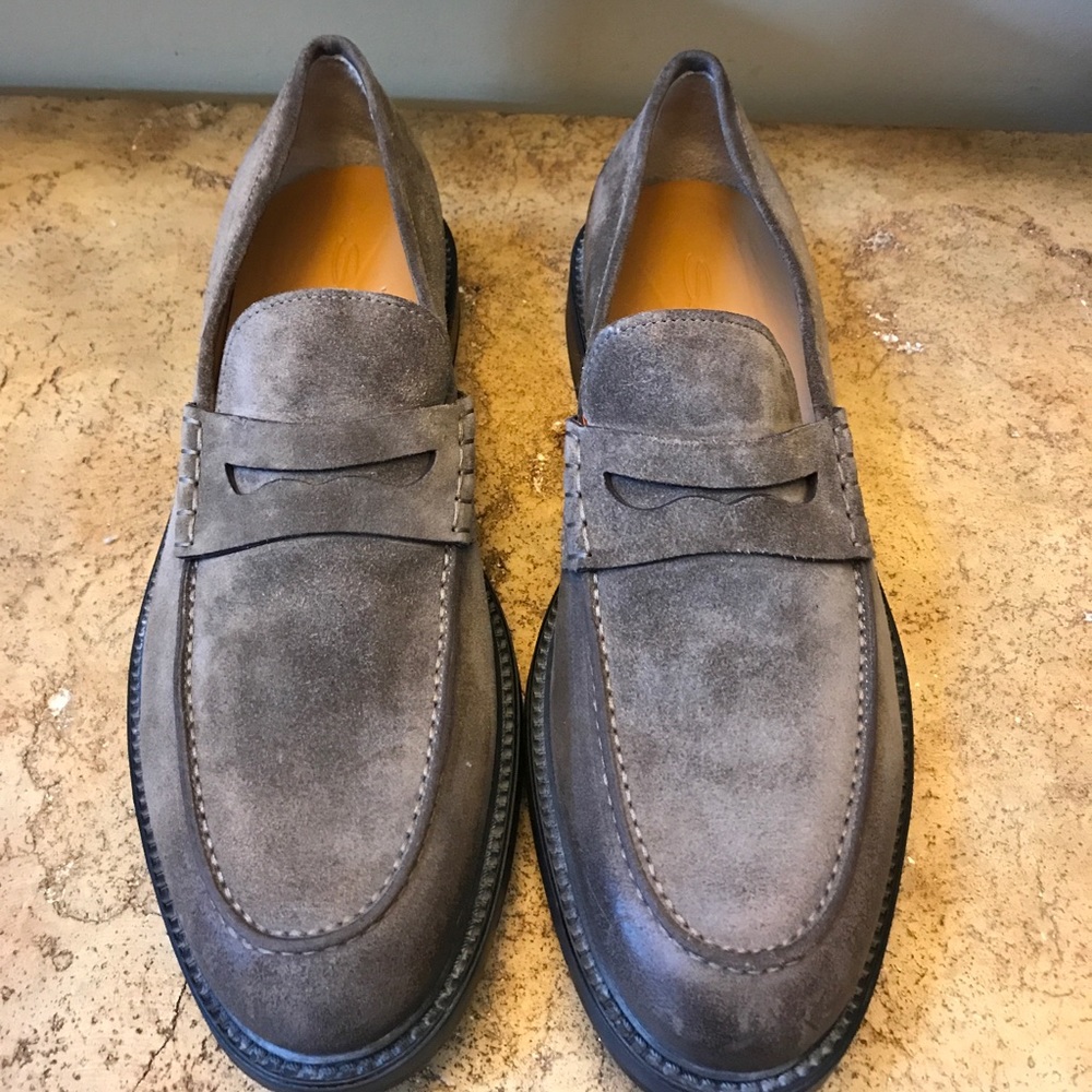 Santoni Suede Shoes