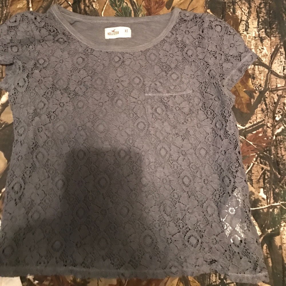 Lace hollister shirt