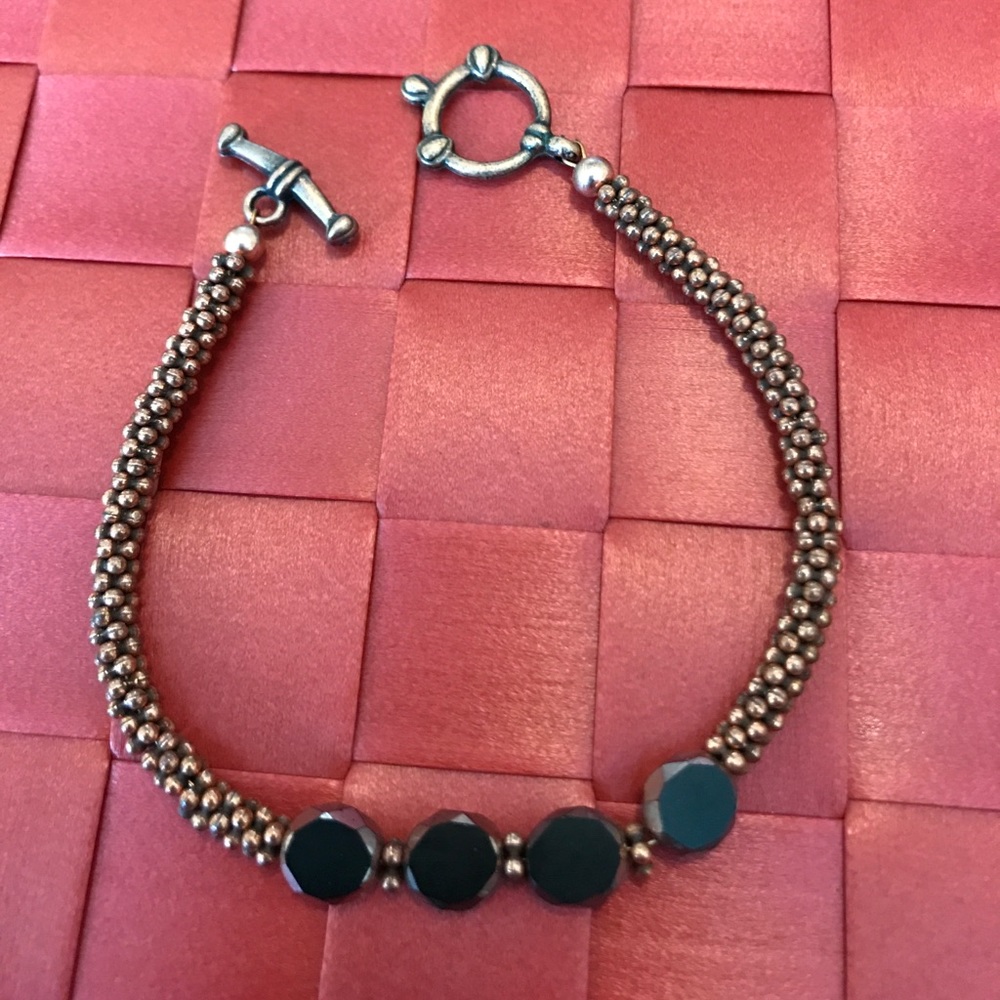 Bronze & Black Bracelet