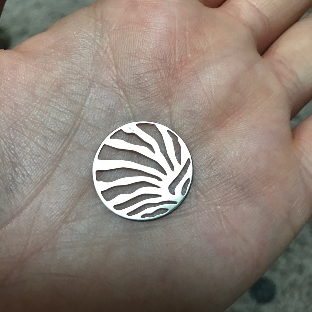 Origami Owl Zebra plate for large locket