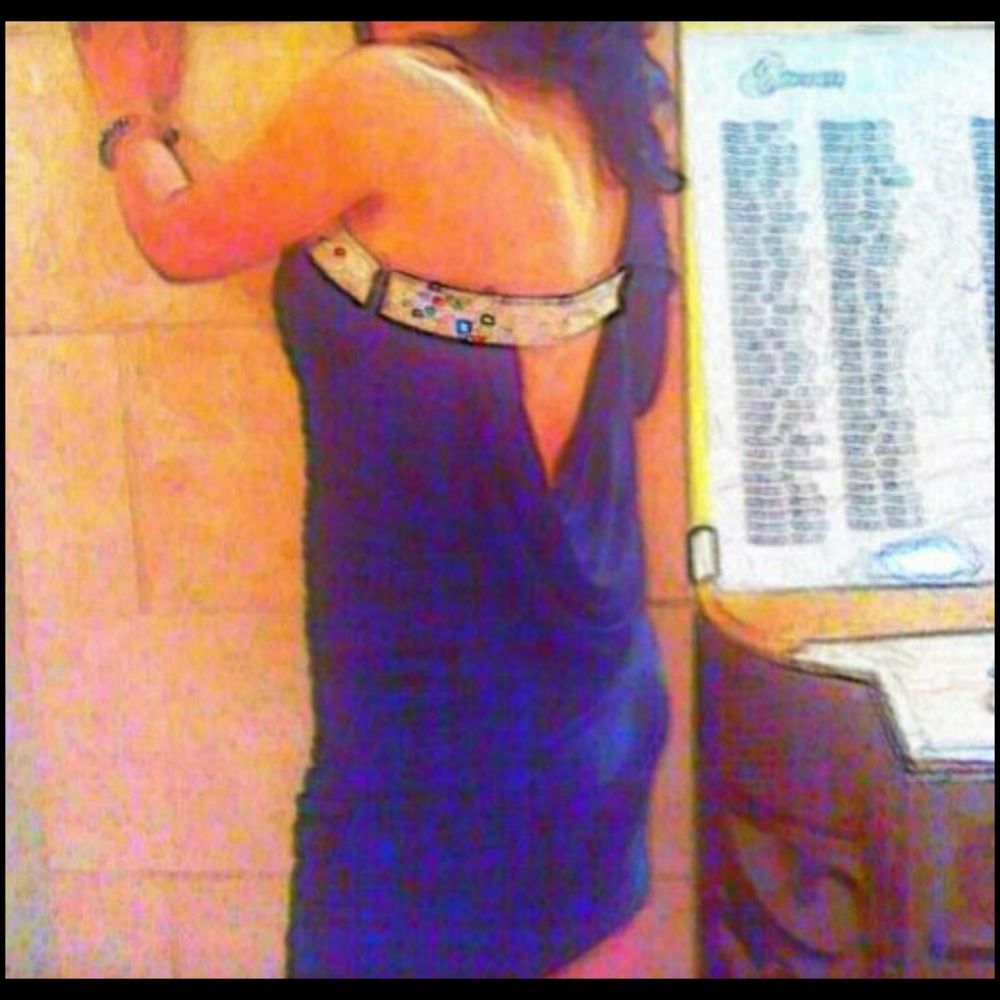 Beautiful Slit Back Robert Rodriguez Dress