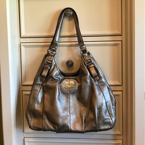 Coach Madison Metallic Leather Purse