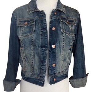 Aeropostale Distressed Denim Jacket