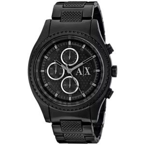 NWT Armani Exchange Men's AX1605 Black Watch