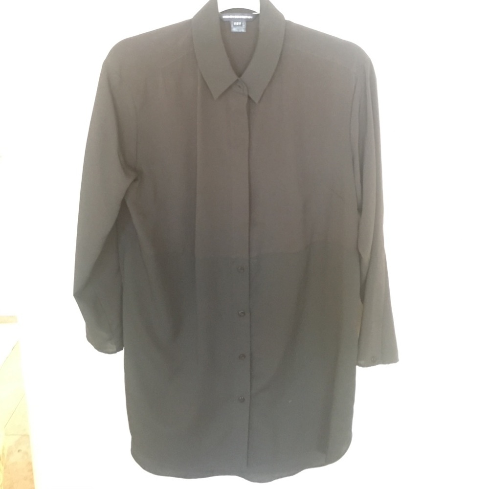 French connection buttown down dress