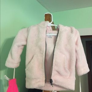 Carter brand pink baby girl coat size 12 months