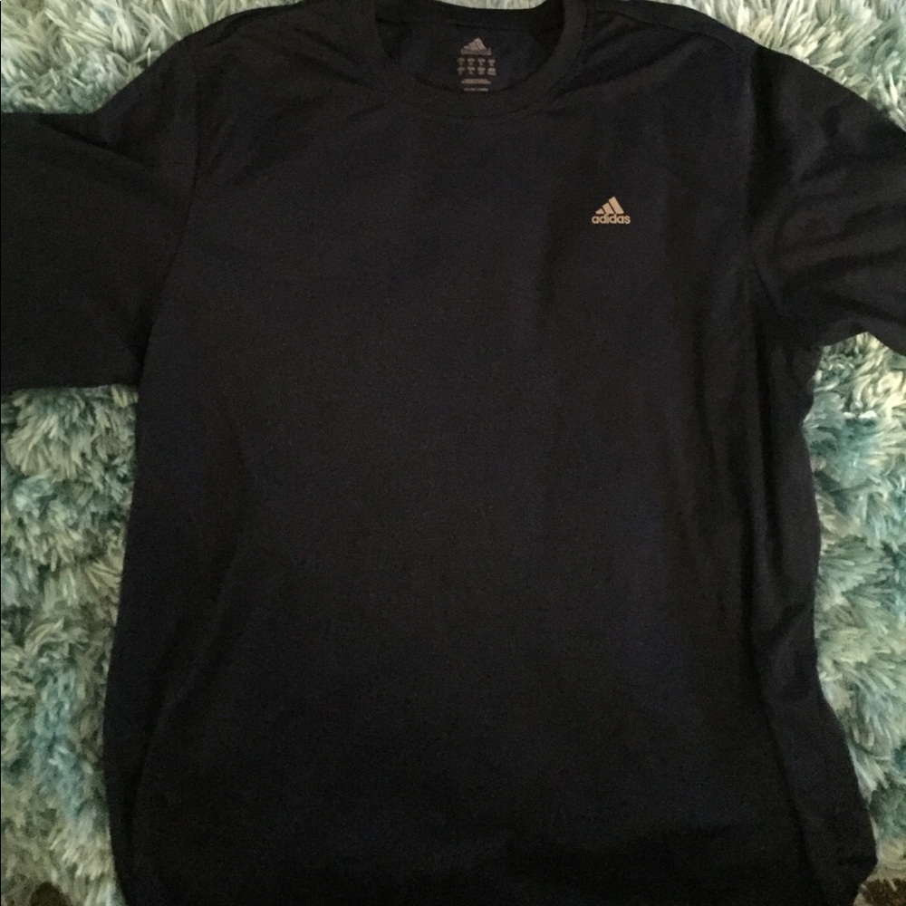 Navy Mens Adidas T-Shirt