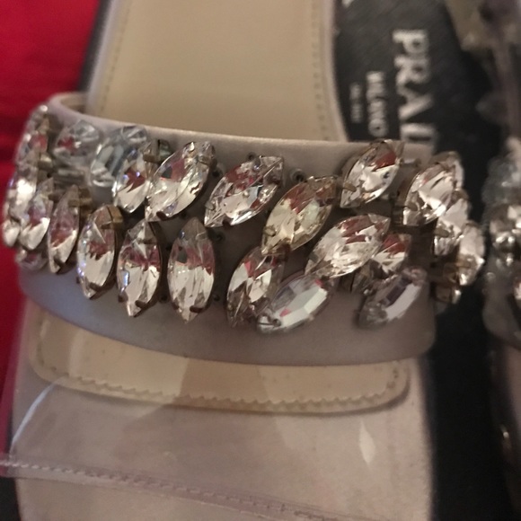 Prada Crystal Sandals - Picture 5 of 11